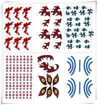 Ghosts Blade Tan Lang Comic Con Lang Comic Con undead Sichuan black dead tattoo on forehead scar men and women