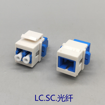 SC fiber optic broadband module SC coupler LC flange adapter optical fiber buckle matching panel and patch panel