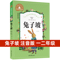 Rabbit slope color picture phonetic version of primary school grade one and two grade rabbit broken story book books