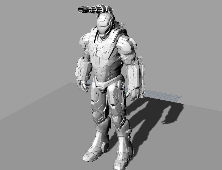 Steel Man's three-dimensional modeling drawings (RRhino design) 3dm OBJ format iron man