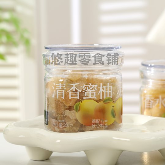 Quanlitang Fragrant Honey Pomelo 258g Preserved Fruit Farmhouse LAOSHU Fresh Dried Pomelo Craving Office Drama Snacks
