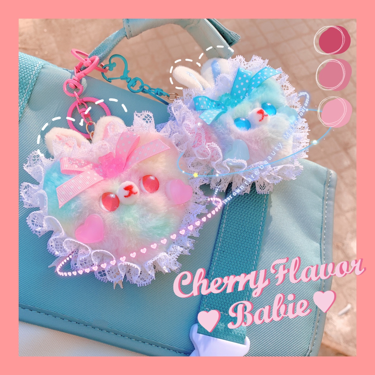 Spot love keychain bag hanging cuddle doll jk jewelry with lolita small birthday gift to send girls best friend