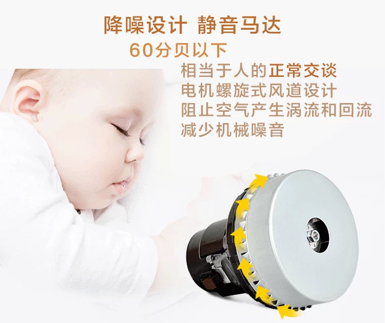 Máy hút bụi Jieba 15L BF500 hộ gia đình nhỏ công suất cao mạnh mẽ ướt và khô máy hút bụi sử dụng kép máy hút bụi giường nệm hons