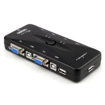 UNITEK U-8710 Four-in-one-out 4-port USB manual KVM Switch VGA Sharer