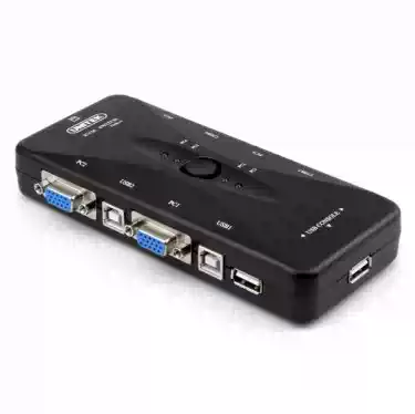 you yue zhe (UNITEK)U-8710 four into a 4-port USB manual KVM switches VGA Sharer