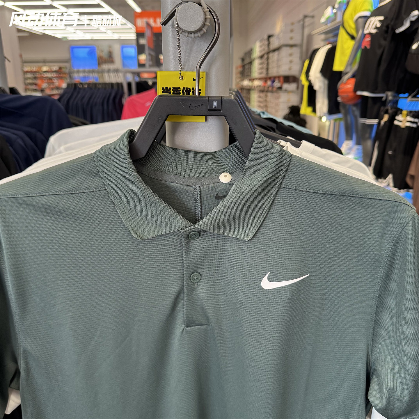 Nike, теннисная быстросохнущая дышащая спортивная футболка polo для отдыха, короткий рукав 