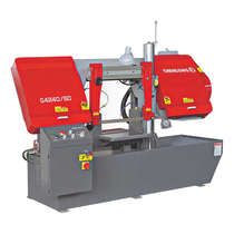 Morning dragon double column horizontal metal band sawing machine G4240 50 semi-automatic cutting 400 diameter according to bed saw blade