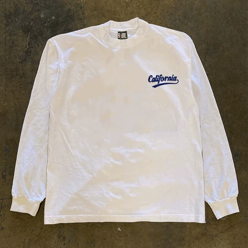 Хлопковый лонгслив для влюбленных, в американском стиле, оверсайз