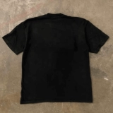 Ретро хлопковая футболка с коротким рукавом, оверсайз