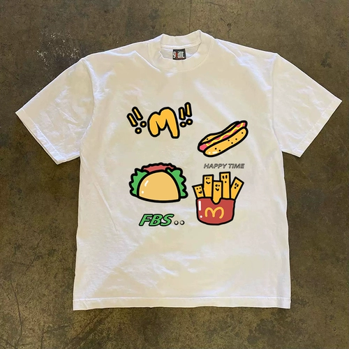 Футболка с коротким рукавом для влюбленных, оверсайз