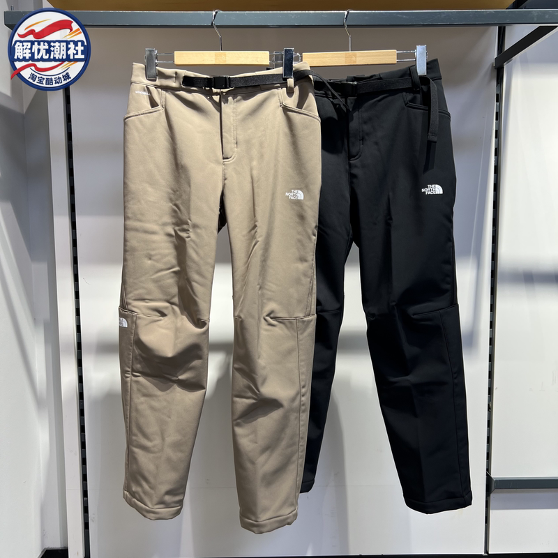 Thenorthface 2026 New Women's Outdoor Balsam Windproof and Water-Repellent Softshell Pants 8J8K