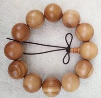 Authentic peach wood carved Buddha beads Rosary hand string bracelet mens and womens bracelets Car gear beads to ward off evil spirits and meditate to keep safe