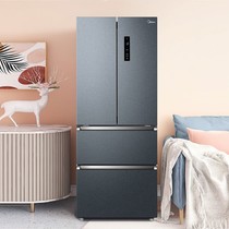 (Maternal and infant antibacterial) Midea 402L refrigerator four-door energy-saving household medium-sized three-door smart home appliances