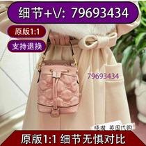 Brown) Yunduo bag contrasting color large bag nylon cloth new style bitter black 1784