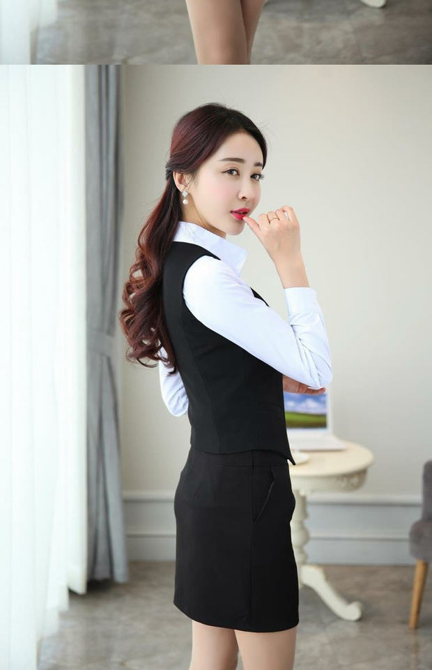 Vest nữ mùa thu và mùa đông đoạn ngắn 2018 Hàn Quốc chuyên nghiệp phù hợp với vest vest slim slim công cụ vest áo bomber nữ