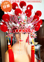 Drama Opera Supplies Drama Fashion Accessories Stage Props Performance Headgear Peking Opera Fengguan Bridal Hats Movie and TV Helmets