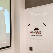 * Tablets * ins style simple cartoon hanging cloth childrens room bedroom decorative cloth photo background cloth hanging cloth