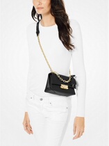 MICHAEL KORS MK Ceche small number special cupboard with single shoulder inclined satchel bag Yang power the same black gold