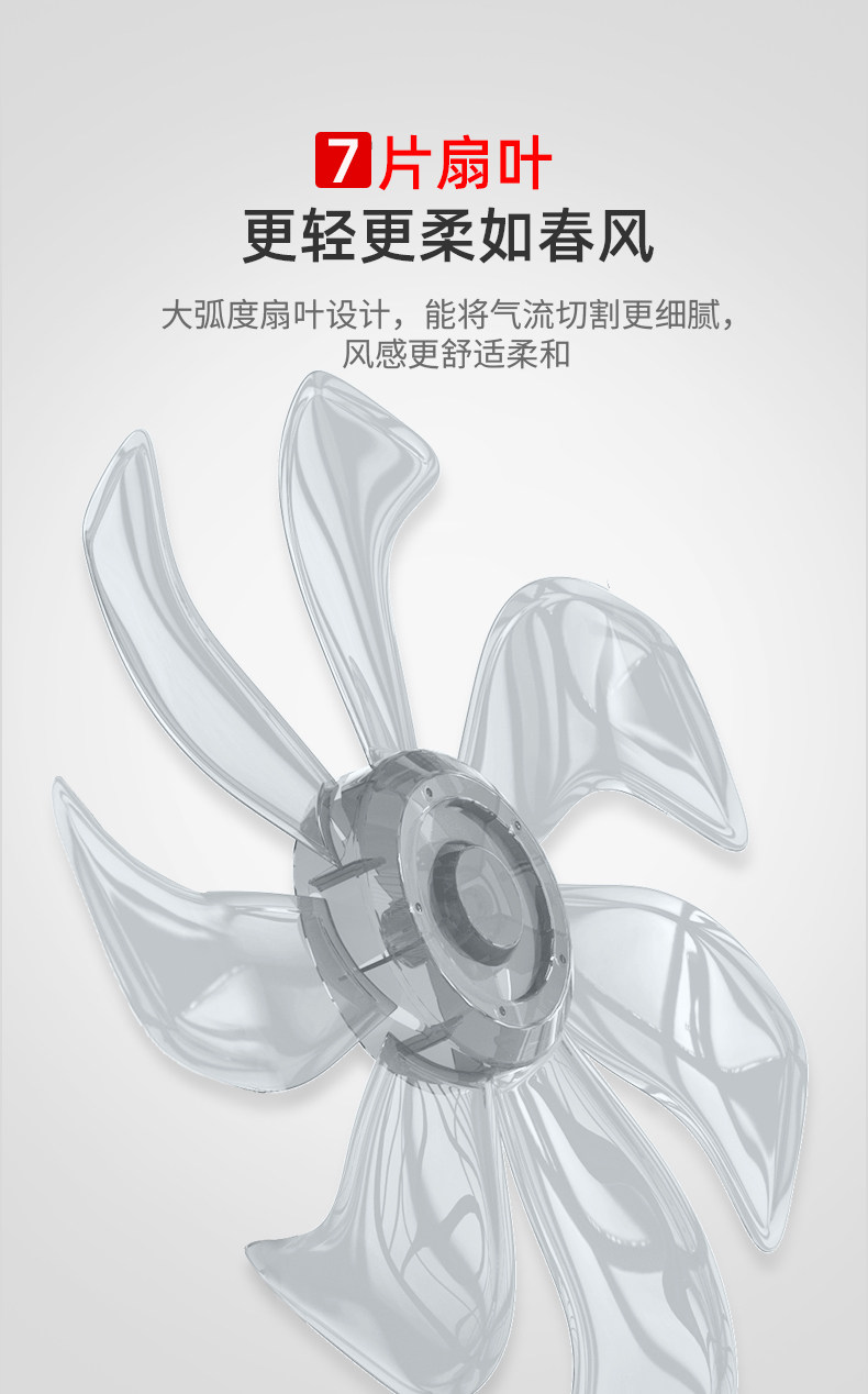 志高 三档立式落地扇 图5