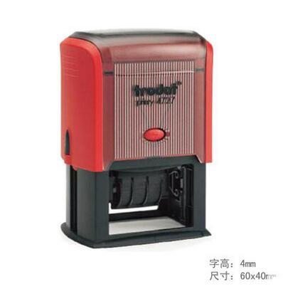 Zoda 4727 ink seal flip print adjustable date seal custom chapter inspection factory 40*60 engraving