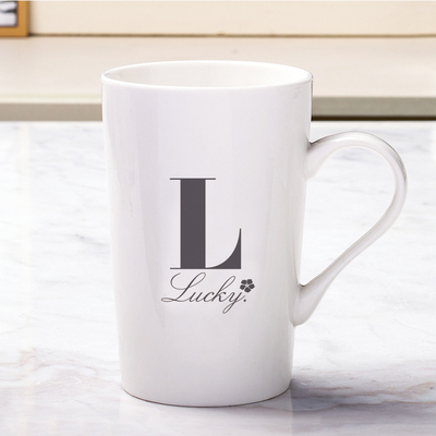 高逼格潮流陶瓷马克杯字母杯