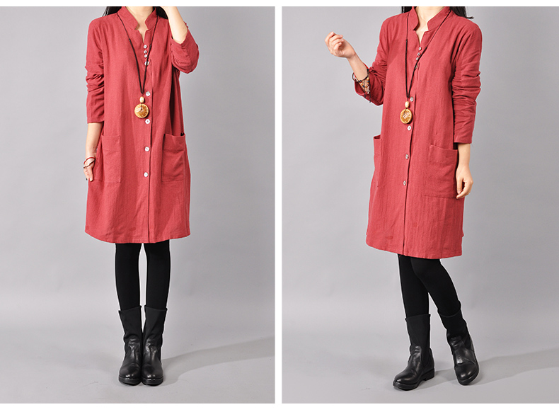 Robe femme en Coton et lin - Ref 3327901 Image 15