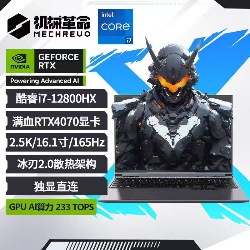 Mechrevo/Mechanical Revolution G16/Aurora X Gaming Student Design 4070 Customized Laptop