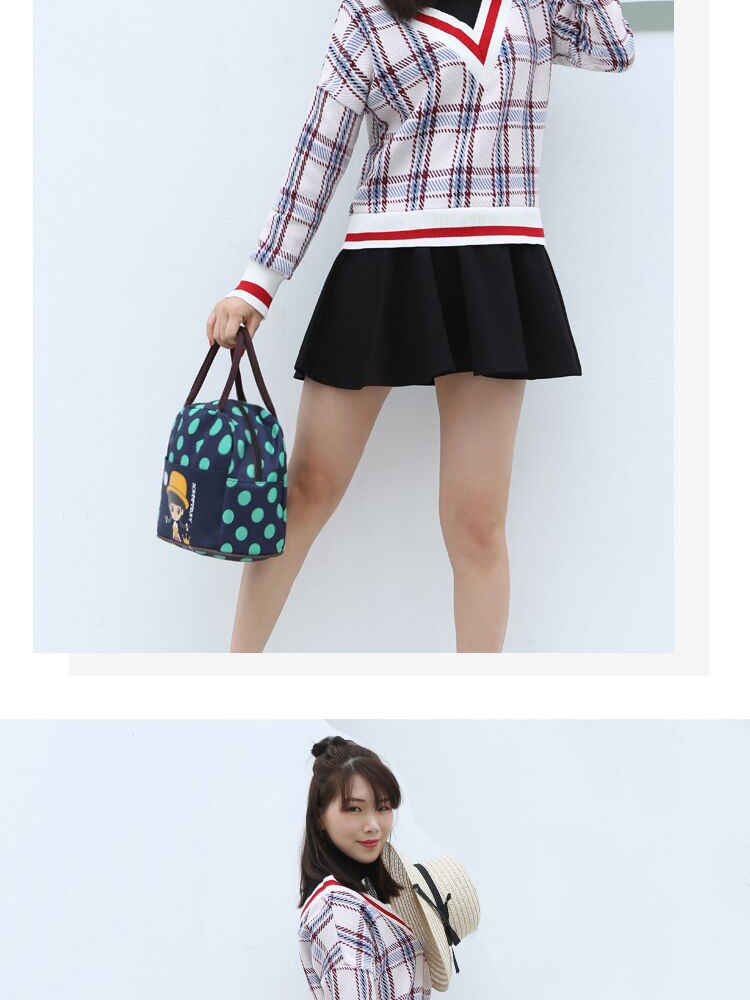 Hộp cơm trưa túi vải tote dày phiên bản Hàn Quốc của phim hoạt hình tươi Mummy túi còng tay với túi gạo cách nhiệt - Hộp cơm điện sưởi ấm hộp cơm điện lock&lock ejr216
