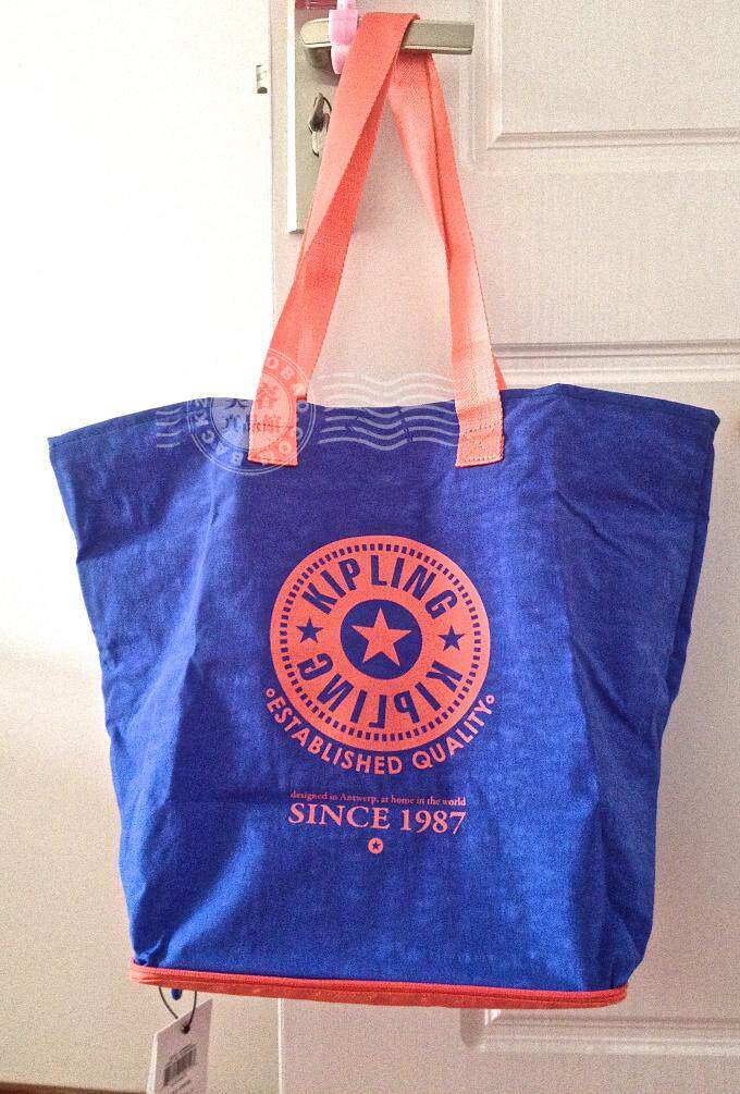Tote bag US official website Kipling HIP HURRAY folding shopping bag AC7907 multi-color spot