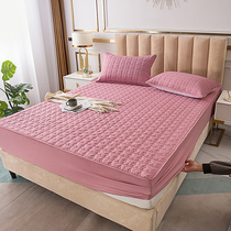 Cotton bed hat single piece thick breathable bed cover Simmons protective cover dormitory mattress cover full package