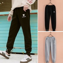 Girls sports pants 2021 new foreign style casual pants spring and autumn children womens trousers girls trousers