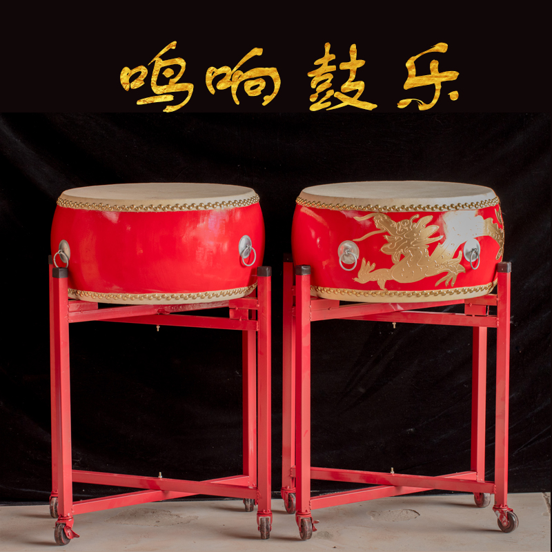 5 inch to 24 inch solid wooden skin drum red drum drum drum drum drum skin drum fur manufacturer direct sales