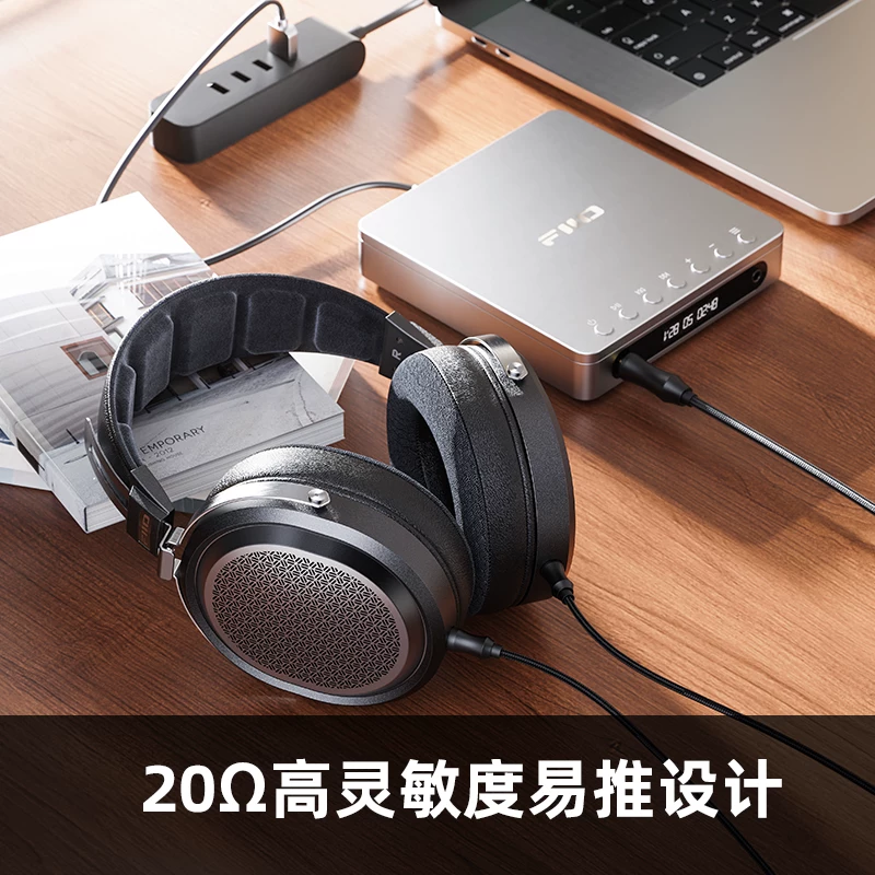 FiiO/飞傲 FT1 Pro Open Tablet head headphones HIFI High -fideline Real Wired Big Ear