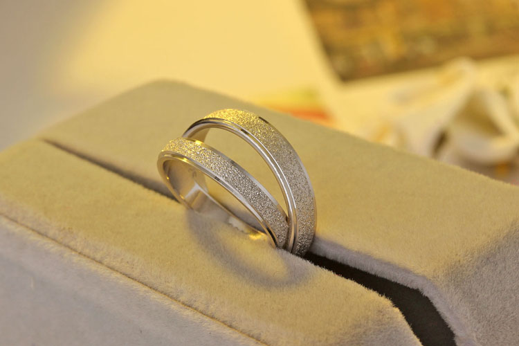 S925 sterling bạc nhẫn đôi nam nữ sinh viên duy nhất ngón tay út ngón tay đeo nhẫn nhẫn nhẫn Nhật Bản và Hàn Quốc cặp đôi trang sức nhẫn pandora