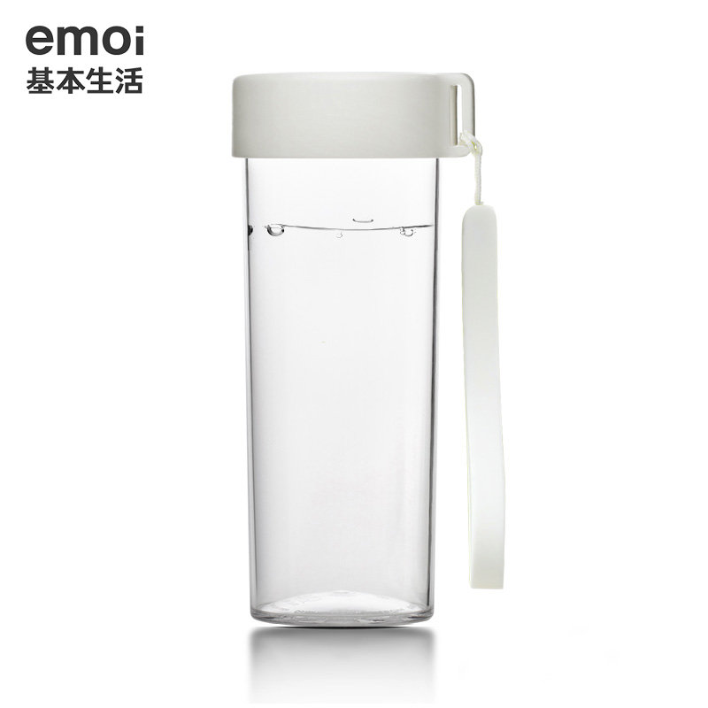 emoi water cup women's plastic simple portable anti-fall student summer summer men's 2021 new fashion personality cup