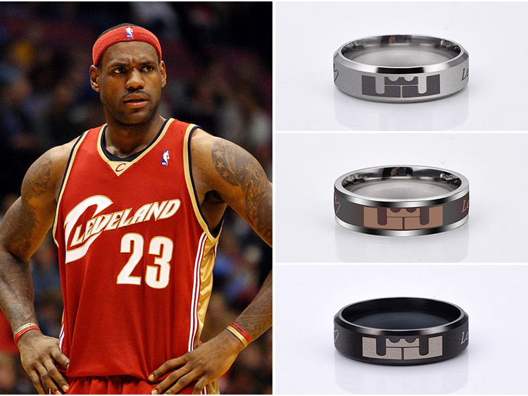 Ngôi sao Kobe Curry Owen James Thể thao Vòng thép Titan Vòng đeo tay NBA Bóng rổ Quà tặng sinh nhật cho nam quần áo bóng rổ anta	