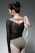 Elastic comfort mesh short sleeve long sleeve long sleeve practice small shirt long short sleeve long short sleeve long skirt