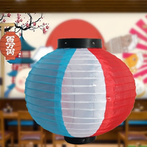 Custom Day Style Silk Cloth Lantern Outdoor Round Red White Blue Lantern Residence Wine House Day Stock Restaurant Decorate Pendant Lampshades