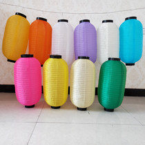 New Years red lantern hanging decoration Lantern Festival Lantern Riddle Lantern Outdoor Colorful Lantern Yellow Blue Green Pink Long Winter Melon Light