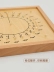 Montessori Preschool điểm vòng bảng câu đố toán học Mông Cổ và Đài Loan Montessori Mẫu giáo trẻ gỗ Đồ chơi bằng gỗ