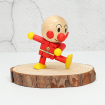 Bread Superman hands and feet movable puppet cartoon Little Man toy little wooden doll