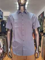 5 11 Ellis shirt 71207 lightweight breathable quick-drying short-sleeved mens 511 lapel quick-open button lapel half-sleeve lining