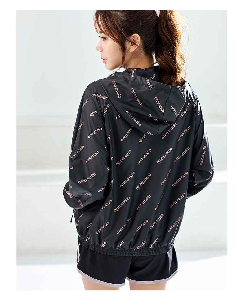 Anta trang web chính thức áo chống nắng nữ 2019 hè mới thể thao áo gió mỏng áo khoác cardigan áo khoác thủy triều - Áo gió thể thao áo khoác gió nam đẹp