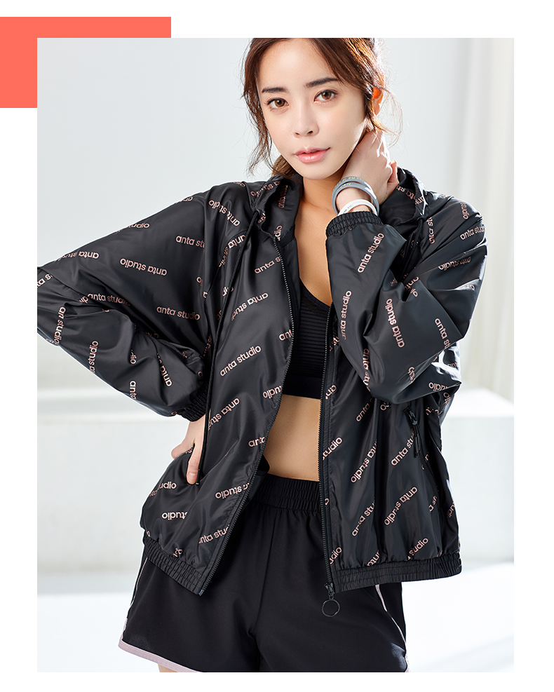 Anta trang web chính thức áo chống nắng nữ 2019 hè mới thể thao áo gió mỏng áo khoác cardigan áo khoác thủy triều - Áo gió thể thao áo khoác gió nam đẹp