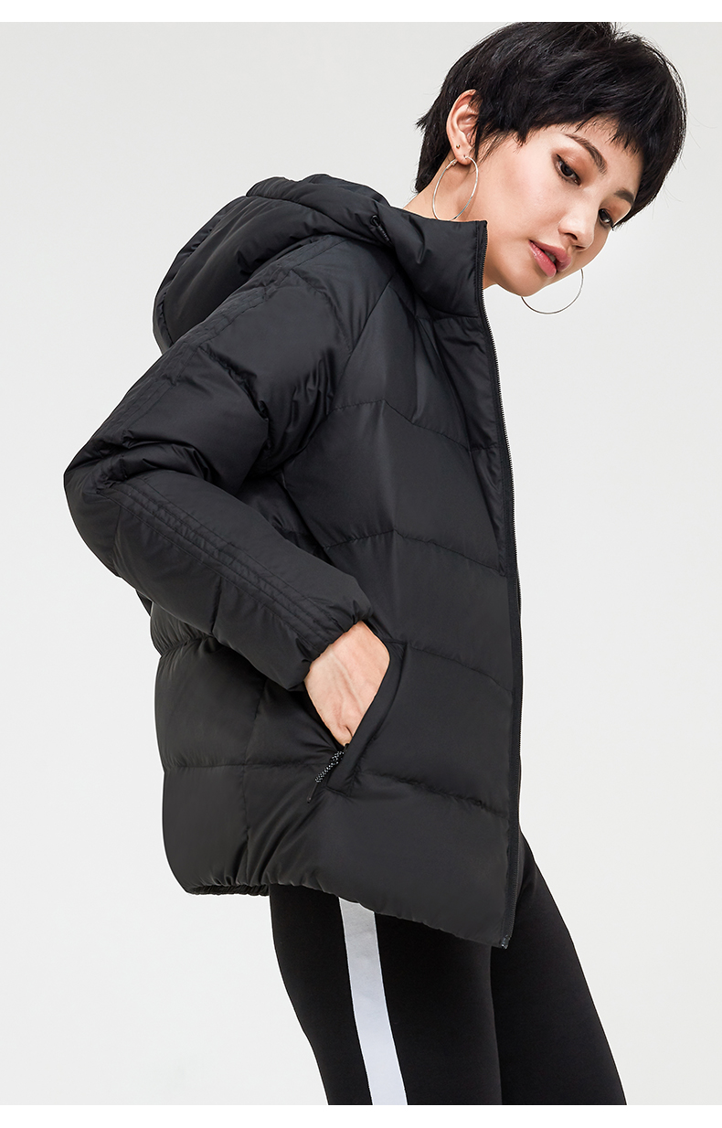 Anta sports down jacket 2018 mùa đông mới ấm áp và thoải mái áo khoác trùm đầu chính thức áo khoác phao nữ dáng dài