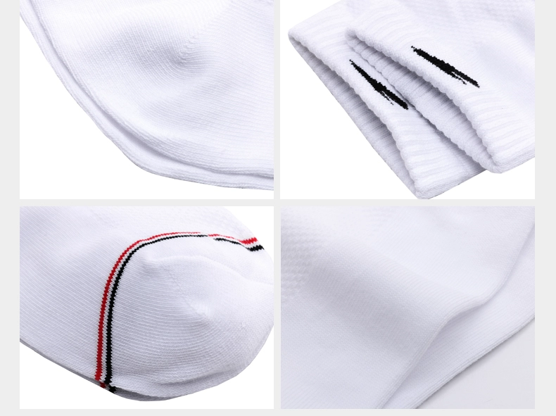 Vớ thể thao Anta kết hợp vớ cotton thoáng khí đích thực mới co giãn thoải mái thấp giúp nam vớ 99917602