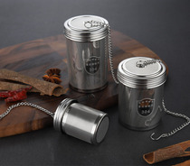 Creative ultra-fine tea leak tea filter 304 stainless steel tea filter Tea bag filter Tea bubble seasoning halogen basket