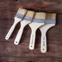 Boutique wood handle wool brushed paint brush whole wool to make fine wool sausage powder oil brushed promotion