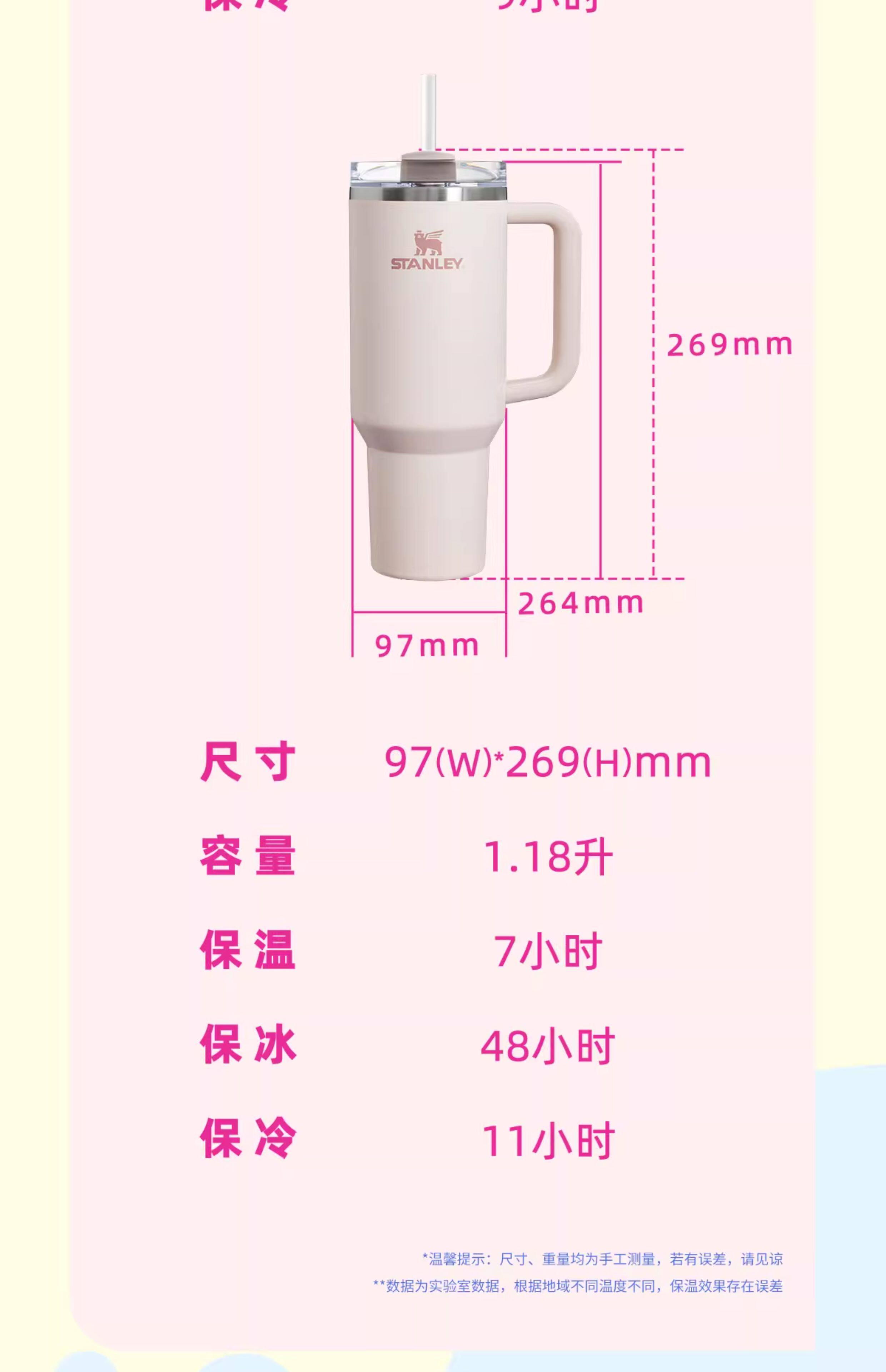 STANLEY巨无霸吸管杯保温杯办公室居家车载时尚大容量2025款新款详情18