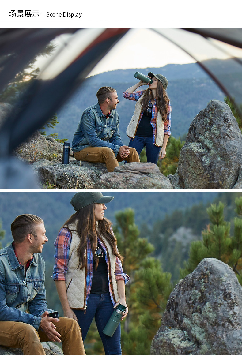 金盒特价 Stanley 史丹利 经典款 单手开盖 真空保温旅行杯 473ml 6折.89 海淘转运到手约￥121 中亚Prime会员可免运费直邮到手约￥110